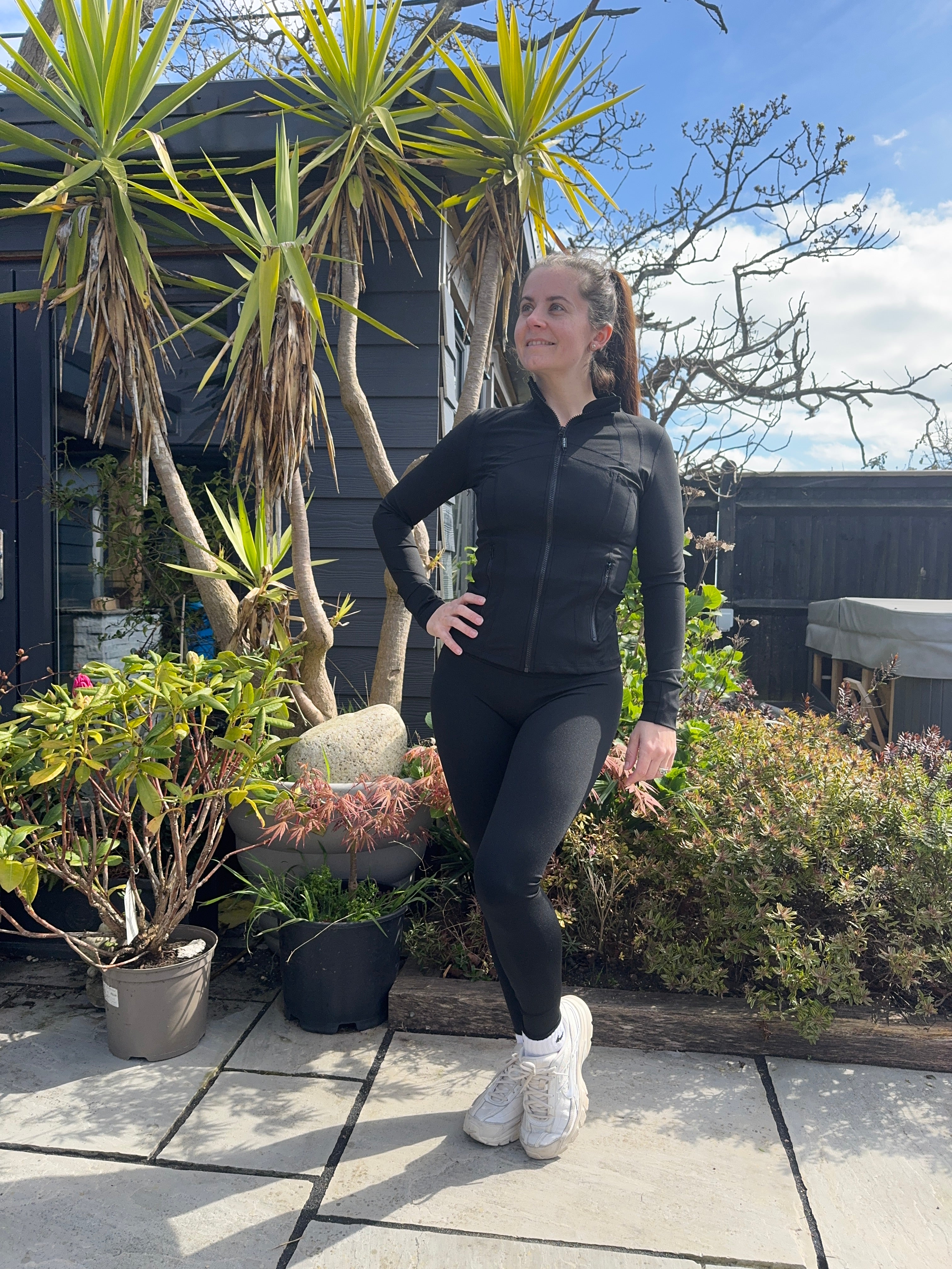 Sculpted Fitness Jacket And Legging Set