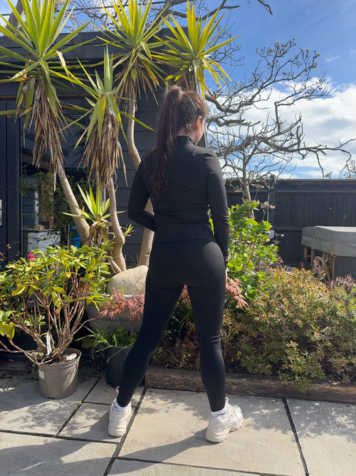 Sculpted Fitness Jacket And Legging Set